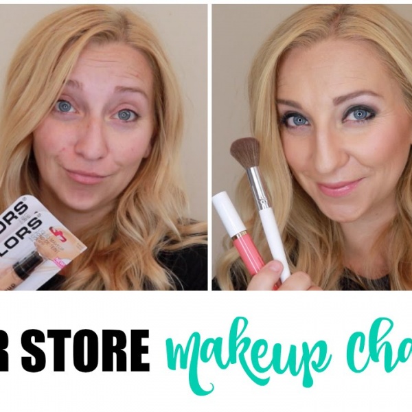 Full Face DOLLAR STORE Makeup Challenge!