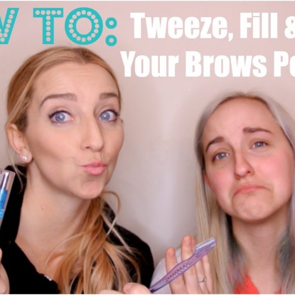 How to Tweeze, Fill and Shape Your Eyebrows Perfectly!