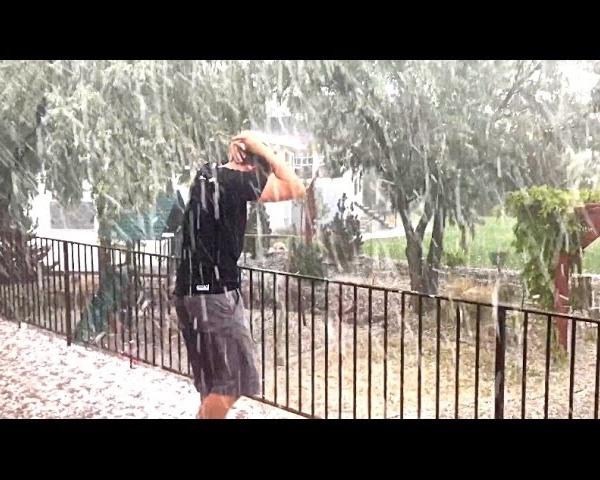 WHAT ARE YOU DOING?! Crazy Hail Storm & Chores the Fun Way